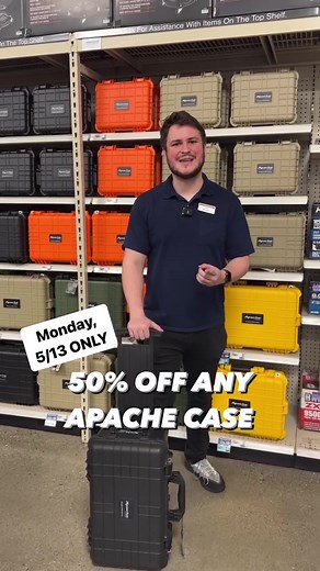 Harbor Freight 10 Days of Deals: 50% OFF Apache Weatherproof Protective Case!