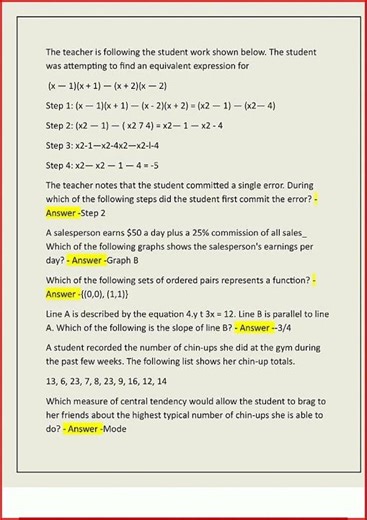 Math Gkt Exam Actual Questions And 100 Correct Answers video