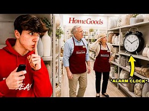 Hiding Alarm Clocks in Stores Prank