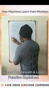 Linear Regression & Loss Function Explained #datascience #foryou #education