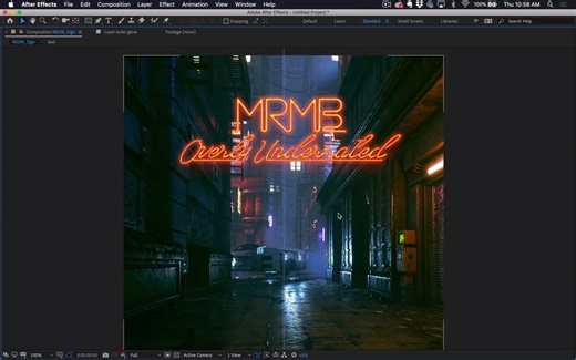 Flickering NEON Sign Tutorial in After Effects | Noyse