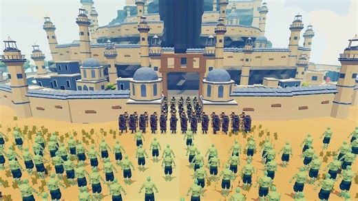 【TABS】200x僵尸 VS 军队