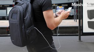 436K views · 2K reactions | This anti-theft backpack can also charge your phone using solar power. | Mashable | Facebook