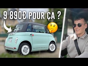 Que vaut cette voiture électrique SANS PERMIS avec 70 km d'autonomie !? (Fiat Topolino)