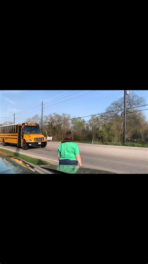 The bus is at a complete stop and the door is open for a child to exit the bus, which means the red lights are flashing….that means you have to stop | The Bus Runner Page