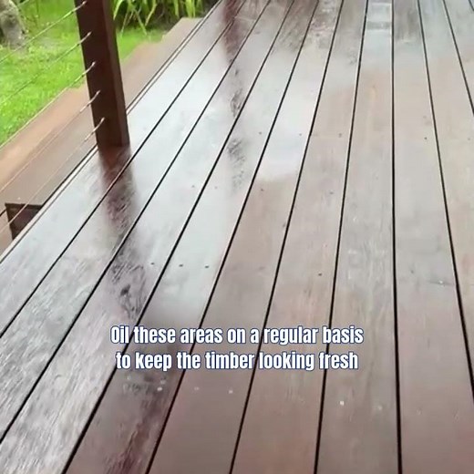 Applying Cutek Oil on a Merbau Deck on Weathered Areas |Crockers Paint & Wallpaper Sydney
