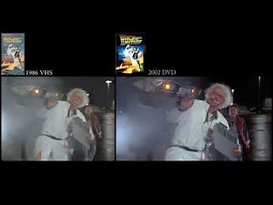 Back to the Future (1985) VHS-DVD Comparison 1