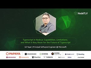 Gil Tayar @ NodeTLV '25 | TypeScript in Node.js: Strengths, Limits, and the Future