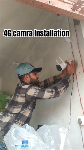 4G Camra ka Installation #shortsfeed #cctv #viral #reels