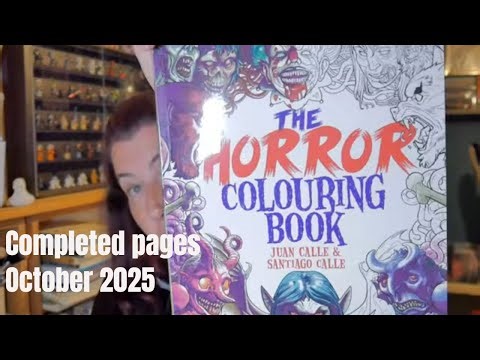 What I Coloured in October//My first Month Colouring Wins and Fails✨