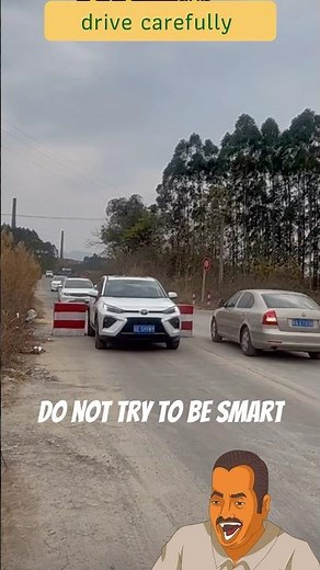 Drive carefully. Don’t try to be smart improve driving skills #learn #car #drive #skills