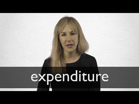 How to pronounce EXPENDITURE in British English