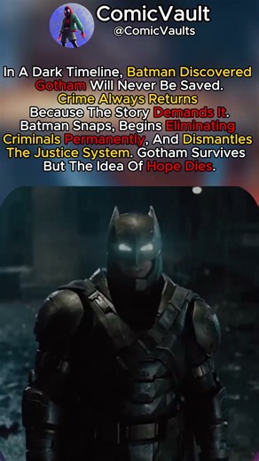 Batman: Gotham Must Never Heal !!