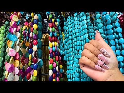 ASMR Bead Shop Up-Close 📿 Camera on Beads, Scratching & Lens Taps (99.9% Tingles)