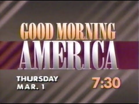 Good Morning America March 1st 1990