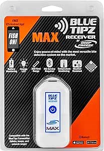 Deep Freeze BlueTipz Tip-Up Ice Fishing Alarm - Bite Alarm - Ice Fishing Tip-Up Light - Ice Fishing Gear & Accessories - Free Bluetooth iOS & Android Application