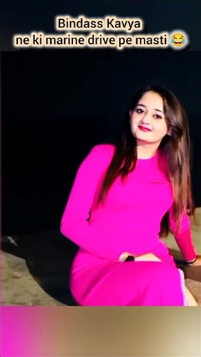 bindass Kavya in marine drive #bindasskavya#shorts