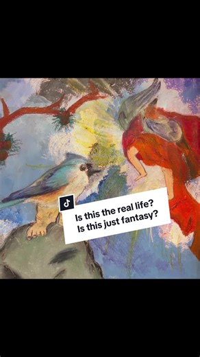 Today was a hard day and I am feeling defeated and sad. So here is a cool art piece by one of my talented students come to life. #middleschoolart #teacherlife #hardday #surrealism