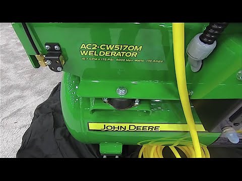 John Deere at 2020 NFMS Air Compressor Generator Welder Combo Unit and oil-less compressors