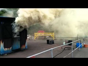 Back draft demonstration 2