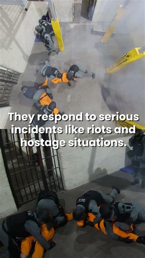Training day: prison rapid response unit