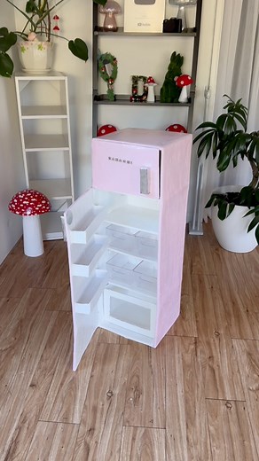 PT.2 El refrigerator de Samadhi😍🩷🌸 #damarisoll #diy #manualidades #recycling | Damarisoll