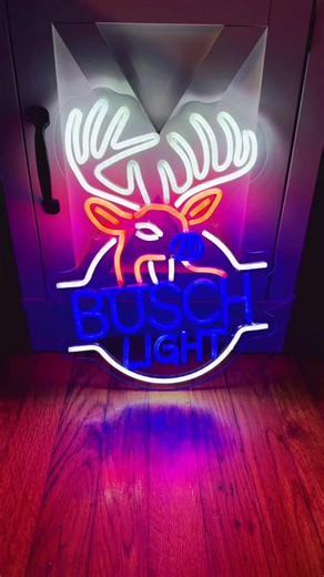 The perfect LED Neon Sign 🍺. #beersigns #ledlights #neonsigns #buschlight #tiktokshopcreatorpicks @BBA NEON