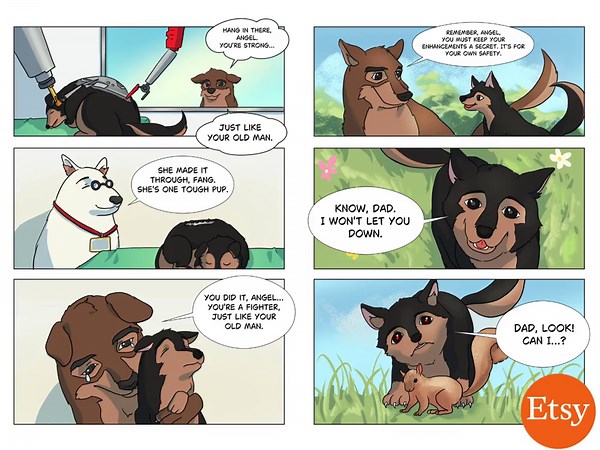 Custom Comic Pages | Manga Style Superhero, Sci-fi, Action Illustration (digital Service) - Etsy