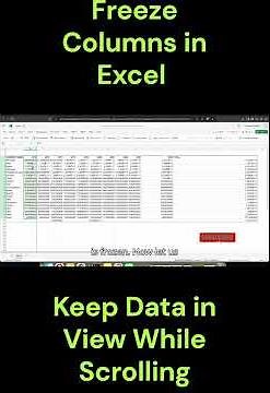 This Excel Trick Saves Hours of Scrolling Back and Forth #shorts #excel #hack