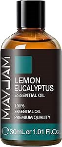 MAYJAM Lemon Eucalyptus Essential Oil 30ML - 1.01FL.OZ Pure Lemon Eucalyptus Oil for Soap Candle Making - Essential Oils for Diffusers for Home
