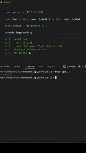 #1 Exercice JS : Que retourne la fonction ?