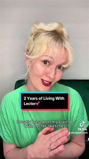 2 years of Living With Lecter. 💕 Thank you all for being here. I’m still here on TikTok for now, but if you’re bailing please follow me on that other app. Same user name. #livingwithlecter #hannibal #grateful
