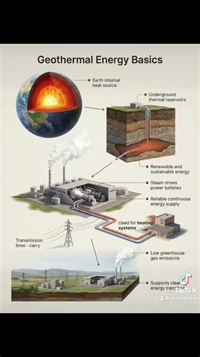 Geothermal energy fundamentals #electricalengineering #geothermal #education