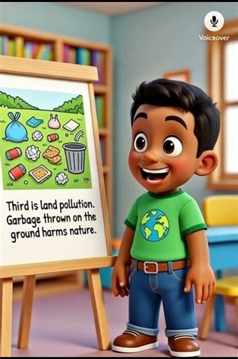 Types of pollution #highlight #animation #ai #cartoon