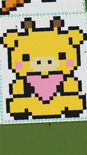 DON'T BLINK! 👀Perfect Cartoon Art🎨 Minecraft Block Art Reveal Will Shock You! 😱