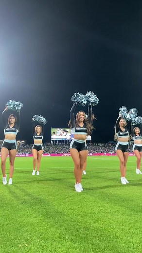 🗣 Sideline sounds #dance #nrl #cheer #cheerleader