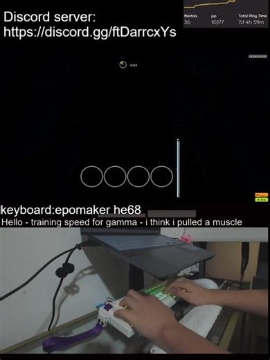 random new handcam clip#osu #fyp #vsrg #osumania4k #fyypppppppppp