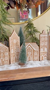 Beautiful gingerbread village for Christmas decorating 🥰🎄❤️ | The Magnolia Mercantile