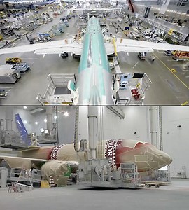 Amazing Time-Lapse Video Shows Boeing Plane Being Built in 2.5-Minutes