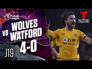 Highlights & Goals | Wolverhampton vs. Watford 4-0 | Premier League | Telemundo Deportes