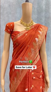 Perfect Saree Shoulder Pleats Trick ✨ Easy Draping Hack | Swaya World | Swaya Official #SareeHacks