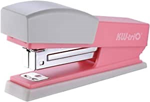 KW-triO Cute Swing Stapler, 20-Sheet Capacity, with 1000 Staples (Pink)