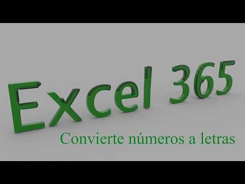 Excel convertir números a letras [Office 2010-] (Básico)