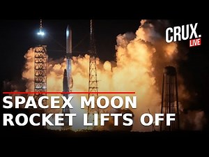 NASA Live | SpaceX Live | LIVE SpaceX Launches Two Moon Landing Missions In One Rocket | US News