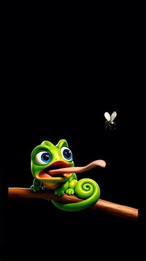 🦎 Cute Chameleon Live Wallpaper 4K | AI Animated Wallpaper #shorts