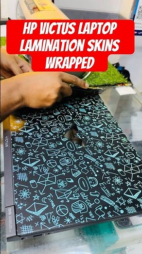 HP Victus Laptop Lamination Skins Layers Installation ✅