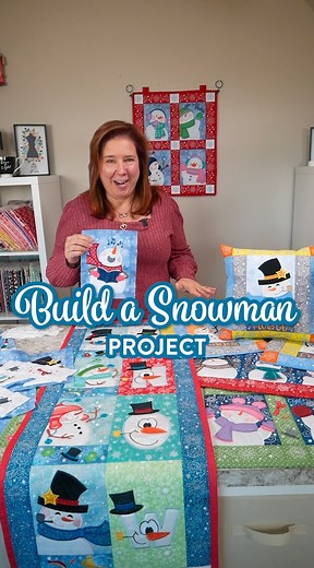 Do you want to build a snowman project?? ☃️ Introducing our NEW In The Hoop Build A Snowman Project! 🎉 You all loved our Snowman Tree Skirt so much that we decided to turn the snowmen designs into individual blocks so you can mix & match to create something truly one-of-a-kind! Design your own wall hanging, pillow, placemats... The sky is truly the limit! 😍 Part of our current sale! Visit our website for more details... | Designs by JuJu