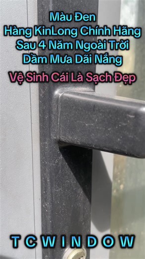 Dầm mưa dãi nắng 4 năm, màu sơn hàng chính hãng vẫn rất chi là ok #tcwindows #kinlongchinhhang #tiktok
