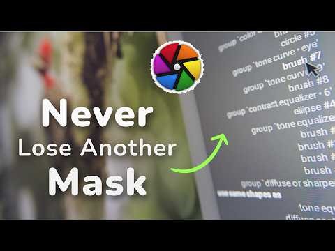 Avoid Disorganization With Masks in Darktable | Tutorial