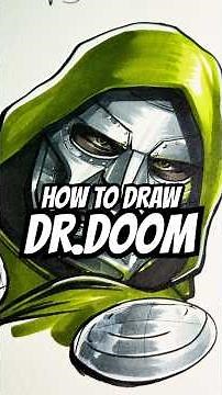 How to draw Dr. Doom - #drawing #art #avengersdoomsday #marvel #fyp